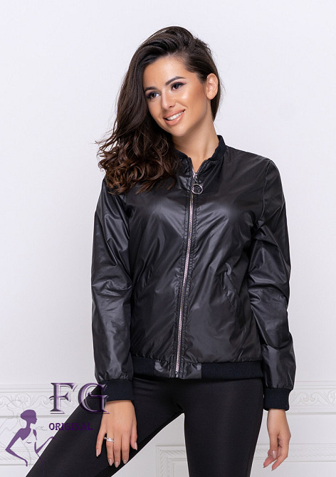 Жіноча вітровка "Ring" оптом | Розпродаж моделі 46-48, Чорний Київ - фото 1