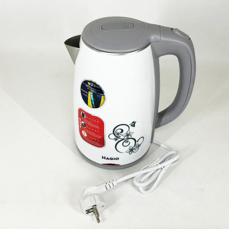 Чайники металеві з нержавіючої сталі MAGIO, Якісний домашній чайник, Електричний чайник безшумний BS-60 Львів - фото 5