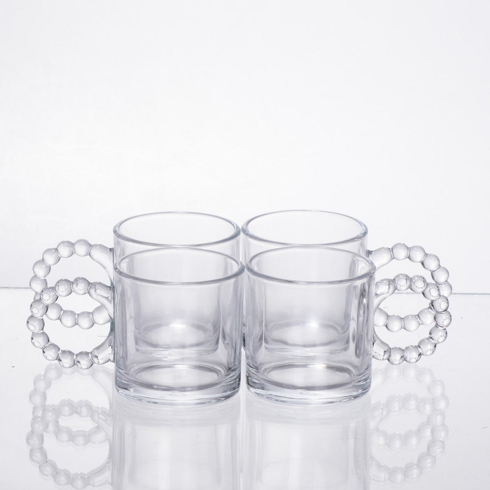 Чайний набір із товстого скла 5 предметів на 4 персони 64486-24 Коломия - фото 3