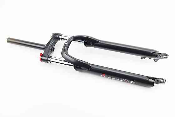 Вилка 27,5" амортизаційна, без різьби 1-1/8" (28,6мм), шток 200мм, з ходом 80мм, Disk-brake, M Lockout, чорна FRK-27 Київ