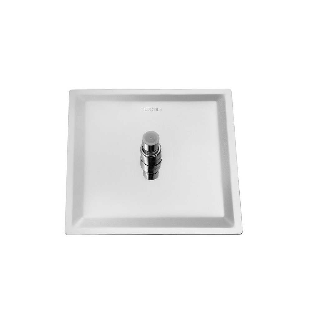 Лійка для верхнього душу Kroner KRP Edelstahl Kubus - ESG704-25 нікель Київ - фото 3