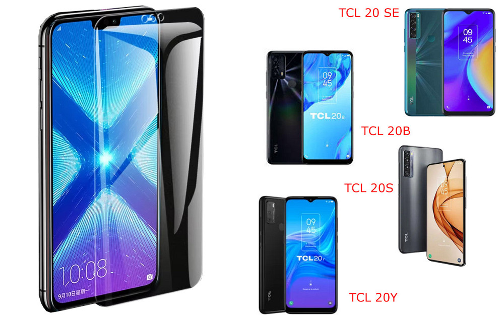 Защитное стекло NeoGlass для TCL 20 SE, TCL 20B, TCL 20S, TCL 20Y – ультрапрозрачное и устойчивое Киев - изображение 2