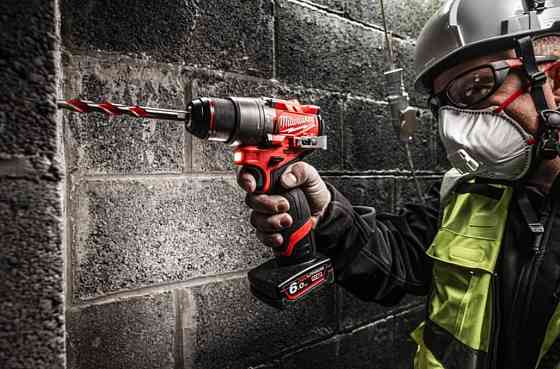 Дриль-шуруповерт акумуляторний безщітковий ударний MILWAUKEE M12 FPD2-202X (37Нм) (ЗУ+2Х2Ач+HDкейс) Одеса