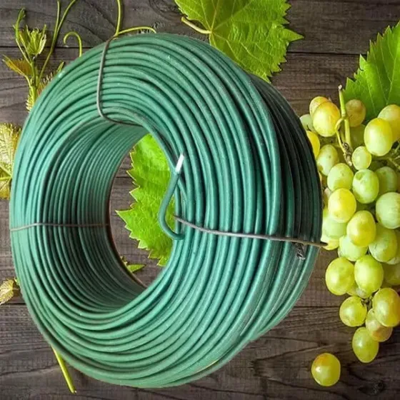 Дріт садовий у ПВХ покритті 1.6/2.5 мм 100 м для виноградної лози (виробництво Польща) Харків