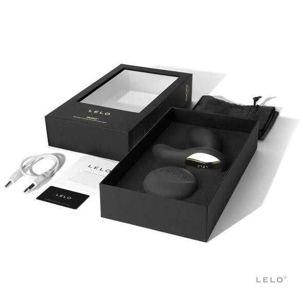 Масажер простати LELO Hugo Black, 2 мотори, пульт ДК, керування рухом Sex Aura Київ - фото 2