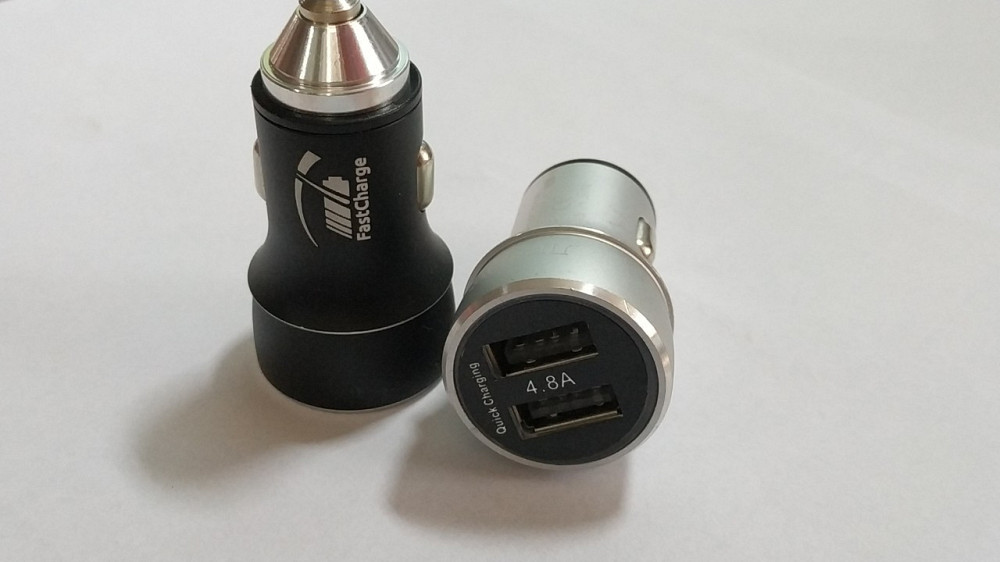 Зарядний пристрій 2USB 4.8A швидка зарядка (5-10хв) чорне 12V Вінниця - фото 2