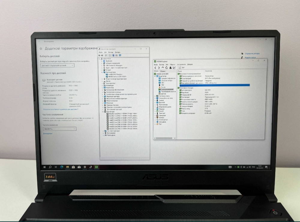 Asus Tuf Gaming 144Hz GTX2650Ti i5 -10300H 4Gb 16Gb SSD 512Gb. Харків - фото 8