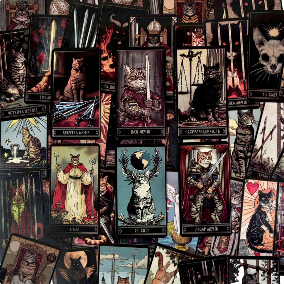 Гадальные карты Таро 30882 колода 78 карт, карта со ссылкой на инструкцию Винница - изображение 5