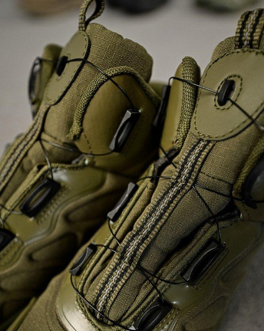 Тактичні черевики на автозав'язці олива ВТ7982 Одеса - фото 13