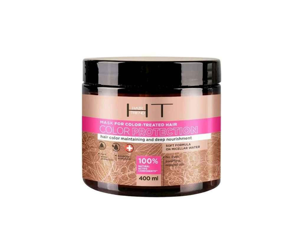 Маска для волос 400мл окрашенного Color Protection ТМ HAIR TREND Киев - изображение 1