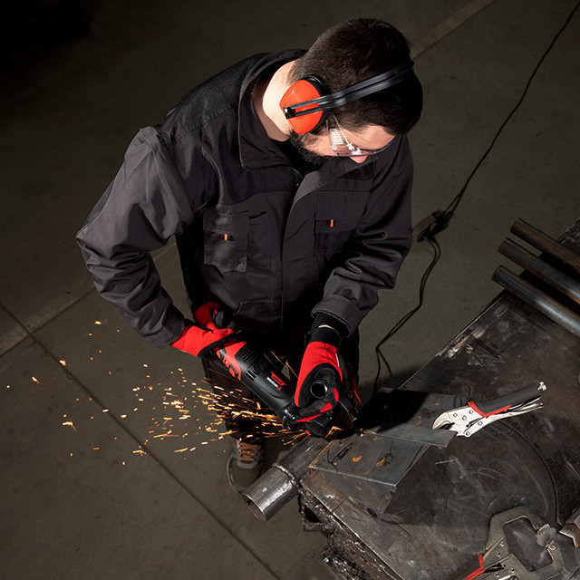 Болгарка INTERTOOL WT-0225, 1,2 кВт, 5000-12000 об/хв, диск 125 мм, поворотне руків’я - з плавним запуском Львів - фото 10