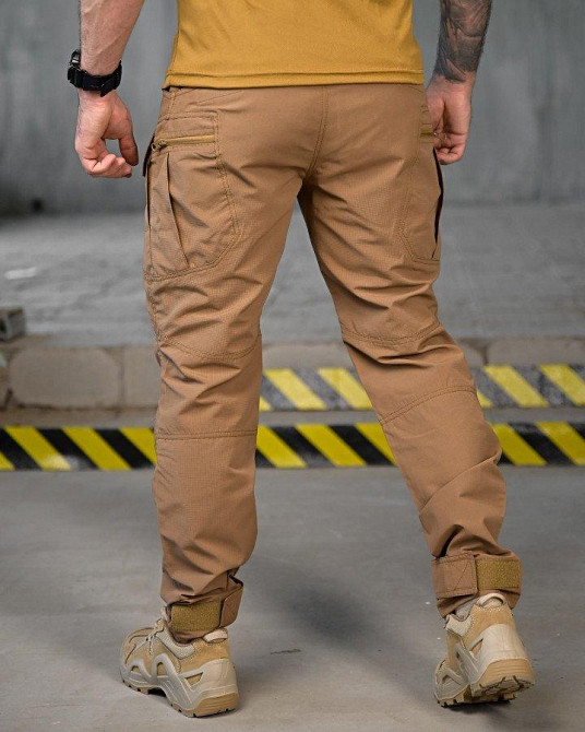 Летние эластичные тактические штаны tarzan  coyot ПП7747 Одесса - изображение 10