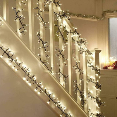 Гірлянда ColorWay Мішура LED 320 10 м 8 функцій теплий колір USB (CW-G-320L10U) Вінниця - фото 12