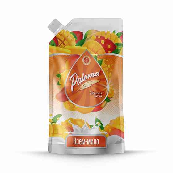Мыло жидкое Paloma Тропический манго дой-пак, 500мл Львов