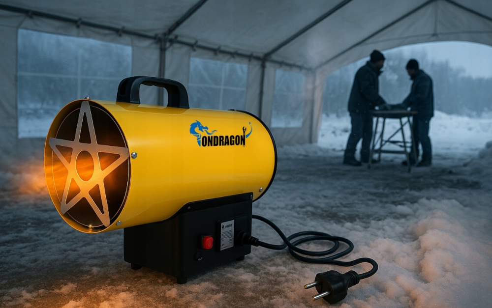 Газовый обогреватель / Газовая тепловая пушка (дуйка) 15 кВт Ondragon (Пропан/Бутан) + шланг и редуктор (Польша) Киев - изображение 8