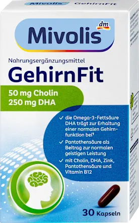 Mivolis GehirnFit Kapseln 30 St Міволіс Капсули для підтримки нормальної функції мозку Львів - фото 1