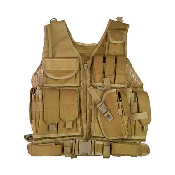 Разгрузочный жилет Kombat UK Cross Draw Tactical Vest (Койот) Винница