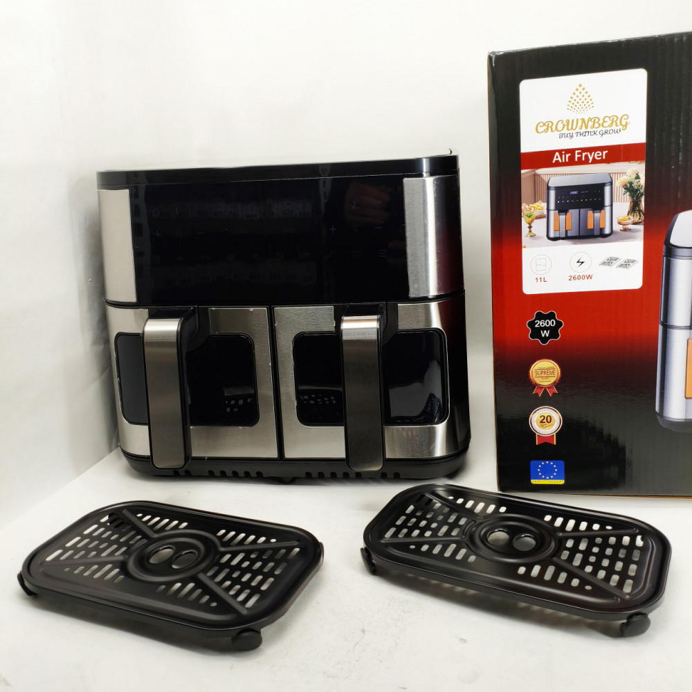 Аэрогриль-фритюрница с сенсорным дисплеем, Аэрогриль без жира, Аэрофритюрница для готовки UH-15 Львов - изображение 3