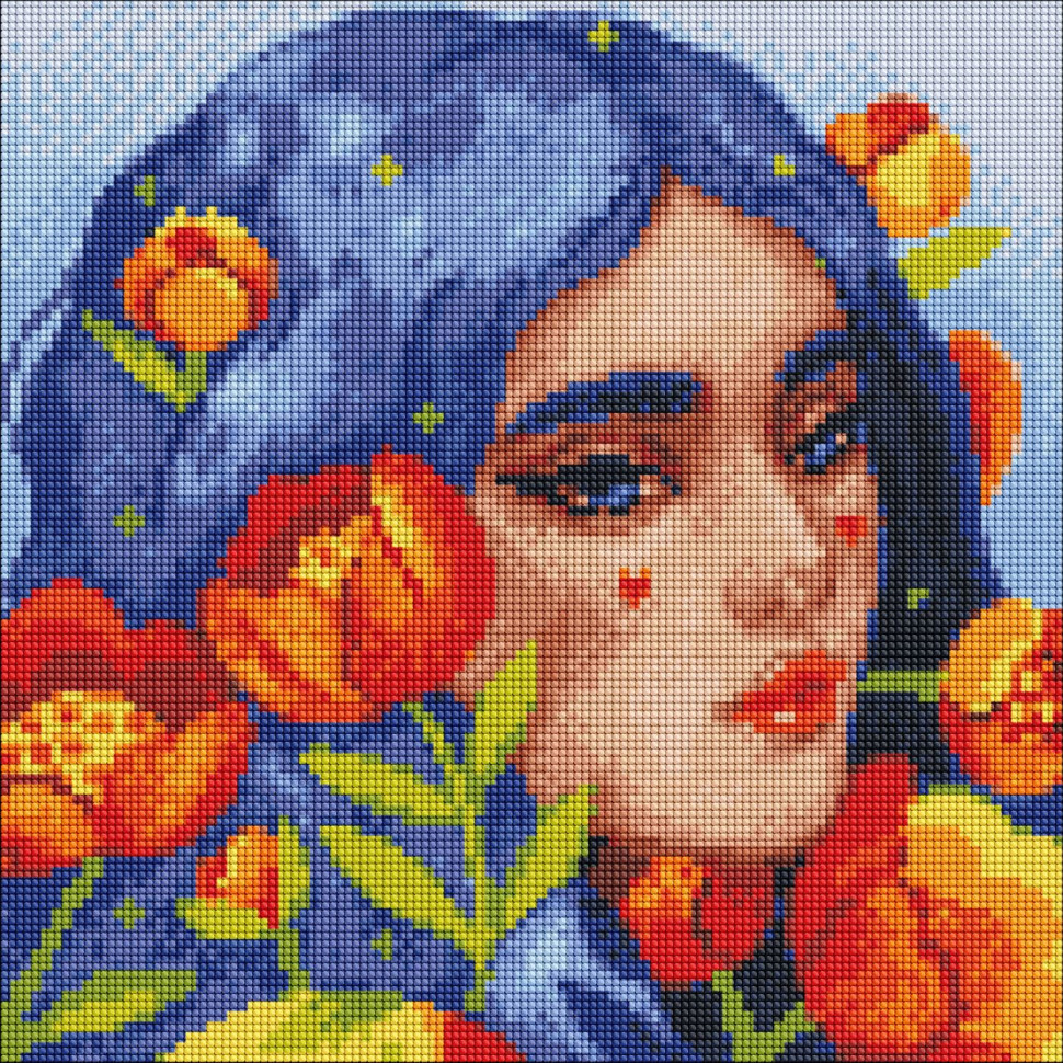 Алмазная мозаика без подрамника 