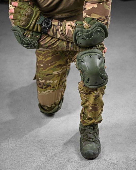 Наколенники тактические + налокотник олива  ВТ7986 Одесса - изображение 1