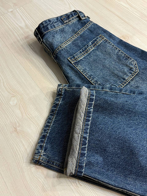 Джинси жіночі It’s Basic 2961-2W6-8 WIDE LEG baggy з регулюванням пояса сині, синій, 42, 42, 86 см, 118 см Київ - фото 4