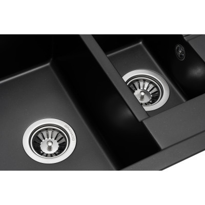 Мийка кухонна GRANADO LEON black shine (gr1001) Вінниця - фото 4