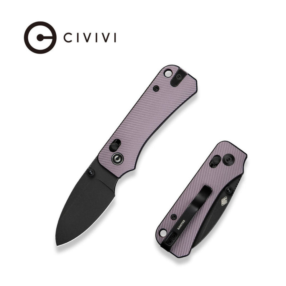 Ніж складаний кишеньковий Civivi Baby Banter 2, (5.9 см) Nitro-V / Aluminum фіолетовий Київ - фото 10