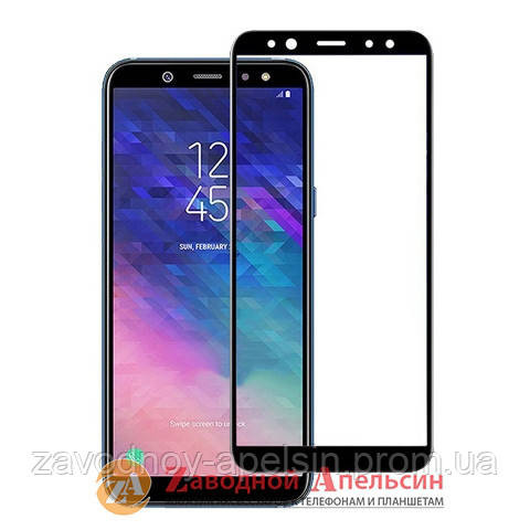 Защитное стекло Samsung A6 plus A605 J8 J800 Full Glue Glass Одесса - изображение 1