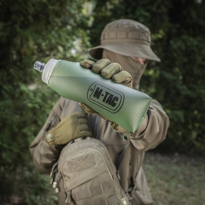 Туристична складна Пляшка для напоїв 500 мл M-Tac (MTC-WB500) Olive Нововолинськ - фото 8