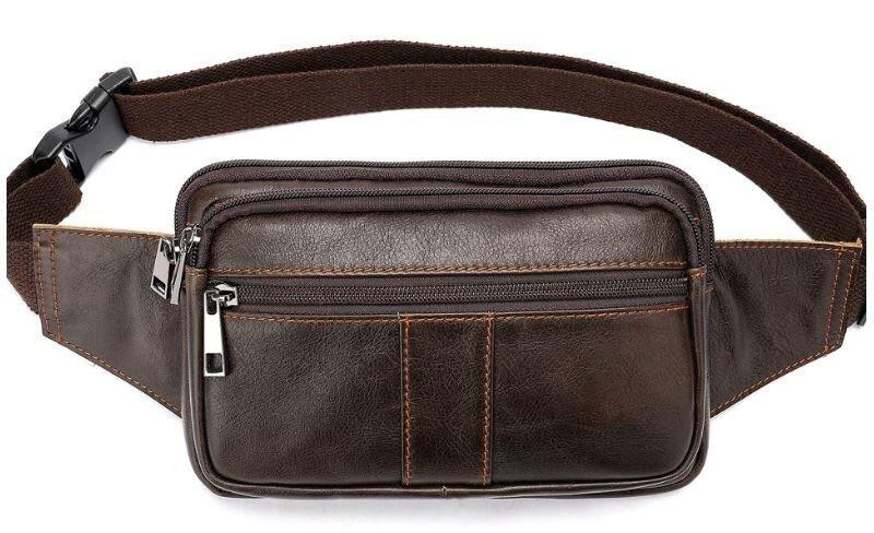 Сумка на пояс Vintage 14727 Коричневая Киев - изображение 1