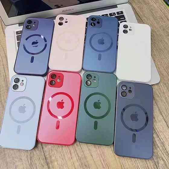 Чохол для смартфона AG Glass Matt Frame Color MagSafe Logo for Apple iPhone 14 Pro Max Pearly White Київ