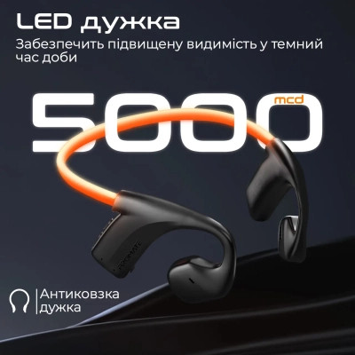 Навушники Promate RippleGlow Black (rippleglow.black) Вінниця - фото 7