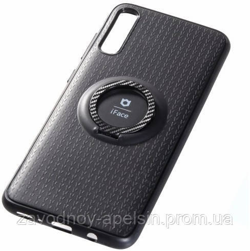 Samsung A70 A705 защитный чехол кольцо (черный) Одесса - изображение 1