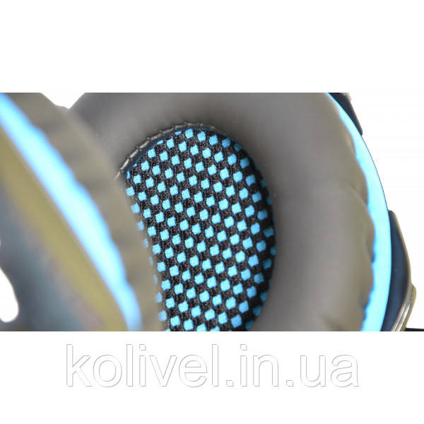 Навушники з мікрофоном Microlab G6 black+blue (G6_b+b) Київ - фото 3