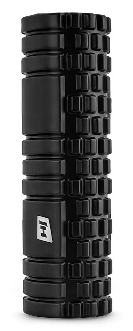 Роллер масажер (валик, ролик) Hop-Sport EVA 45см чорний Київ - фото 2