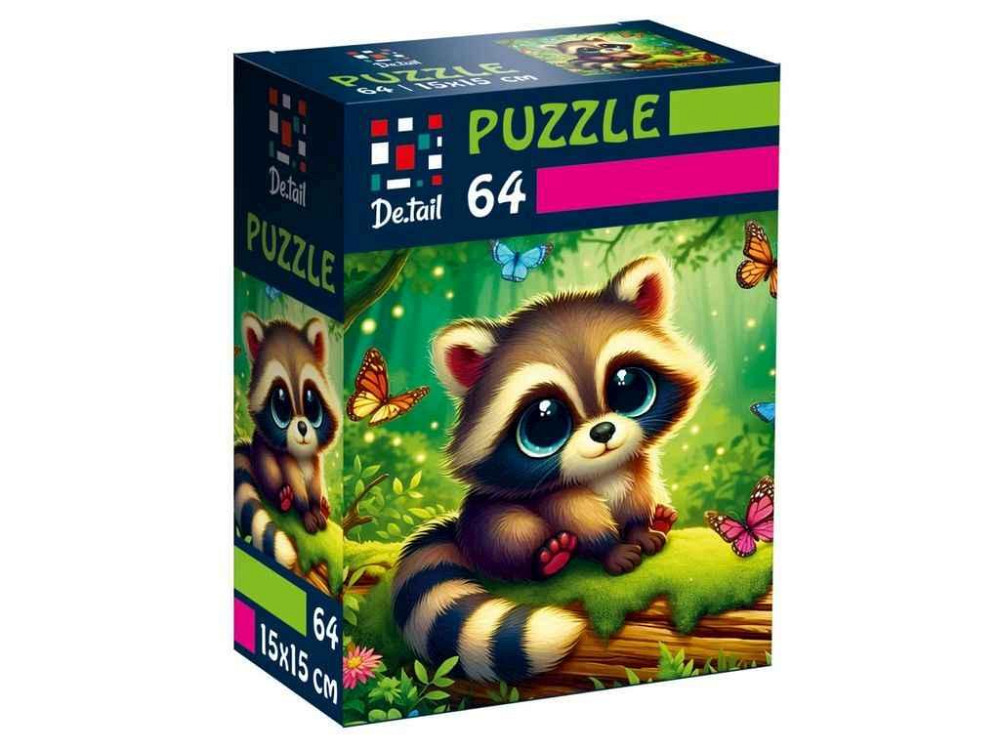 Пазли Єнот з метеликами DT1234-12 ТМ VLADI TOYS Київ - фото 1