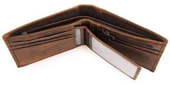 Гаманець чоловічий Коричневий (Vintage) Київ