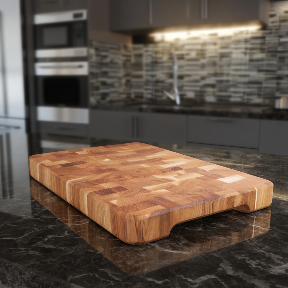 Деревянная разделочная доска 25×35 см Домино из ясеня Киев - изображение 1