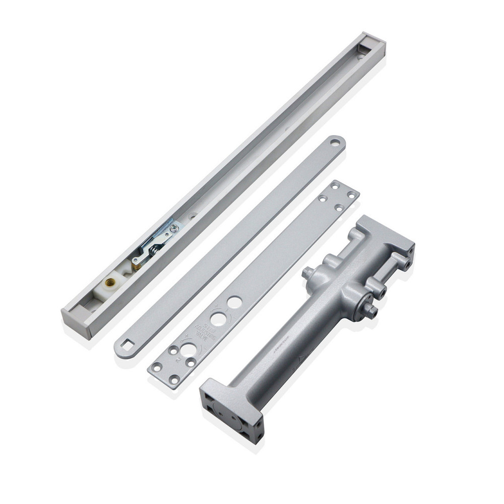 Доводчик дверей врізний 35-65 кг SEVEN DC-7746 silver Київ - фото 4