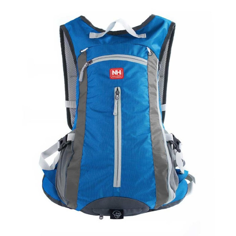Велорюкзак з чохлом для шолома Naturehike 15 л sky blue NH15C001-B, блакитний Рівне - фото 2