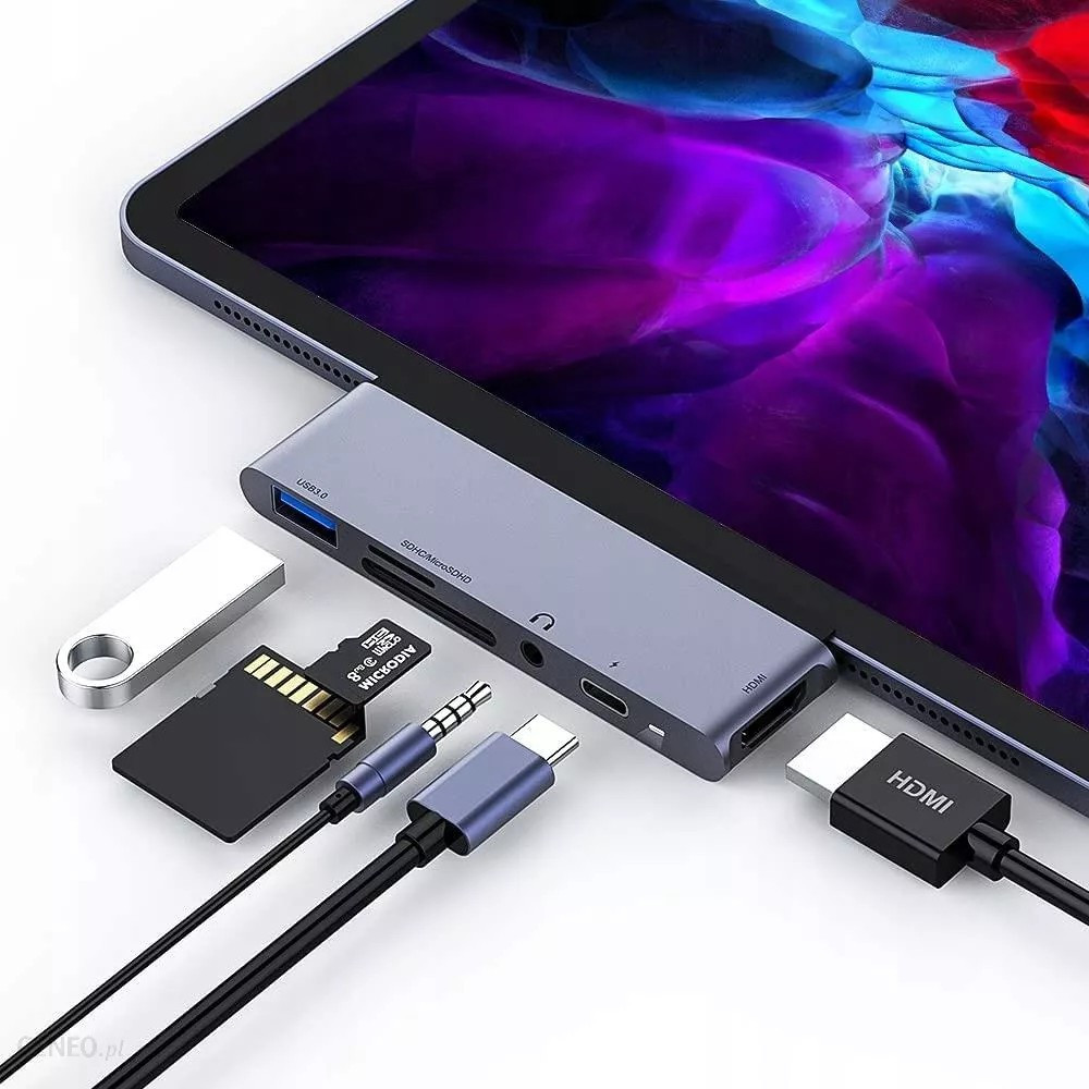 Концентратор Hoplaza USB-C 6-в-1 Z-F1 Луцьк - фото 1