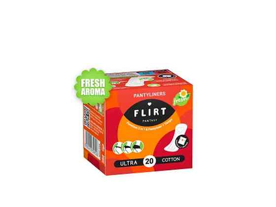 Щоденні прокладки fresh cottonultra в інд/уп. 20шт (150мм) ТМ Fantasy Flirt Київ