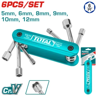 Ключ Total THFND061 гайкових торцевий, 5-12мм, 6шт. (THFND061) Вінниця