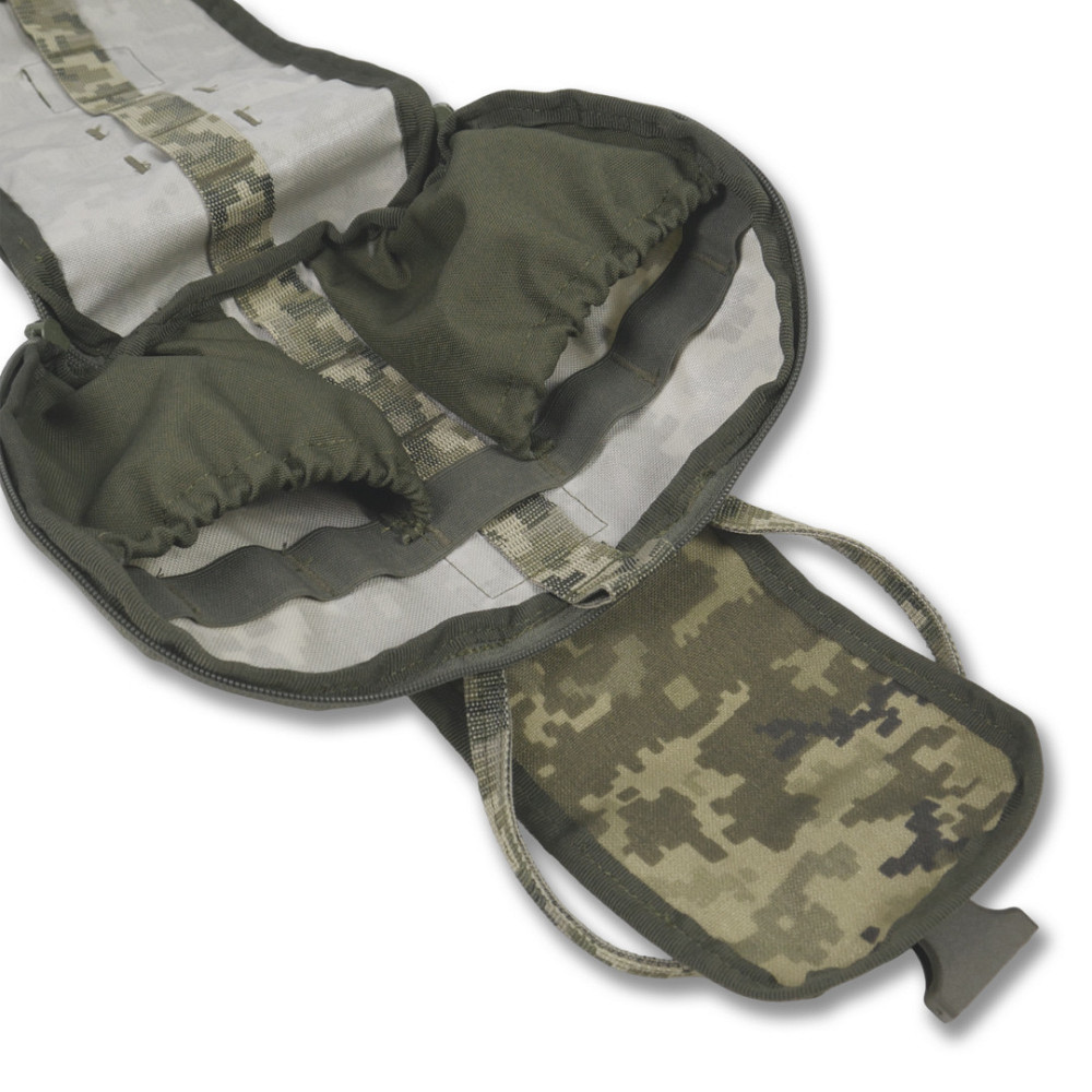 Подсумок-аптечка (быстрый сброс) Kiborg GU Cordura Pixel. Быстросъемная тактическая аптечка подсумок Киев - изображение 6