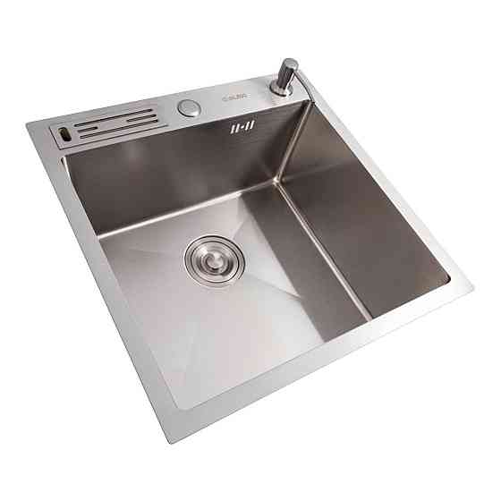 VALESO Кухонна мийка нержавійка 50*50 Valeso Handmade з підставкою для ножів (3,0/0,8) Киев