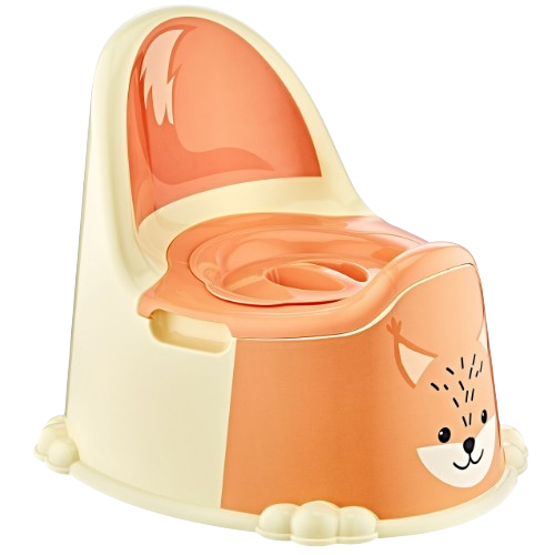 Горщик дитячий з декором Зоопарк Лисиця Paty Potty ELIF Житомир - изображение 1