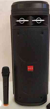 Мощная колонка с микрофоном для пения, караоке портативная. Харьков