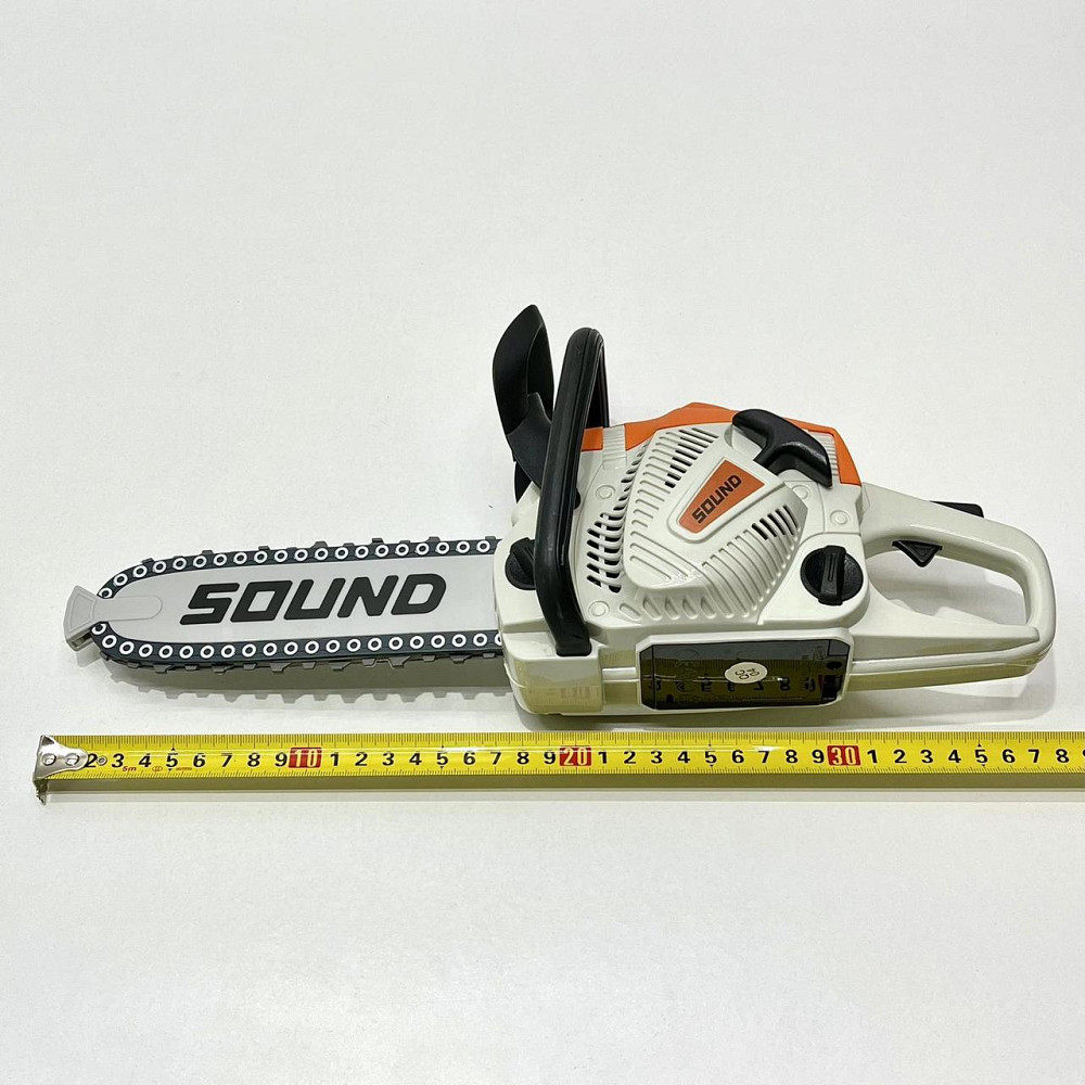 Бензопила LIMO TOY іграшкова Моя майстерня 36см Біло-жовтогаряча (M 5939) Чернігів - фото 6