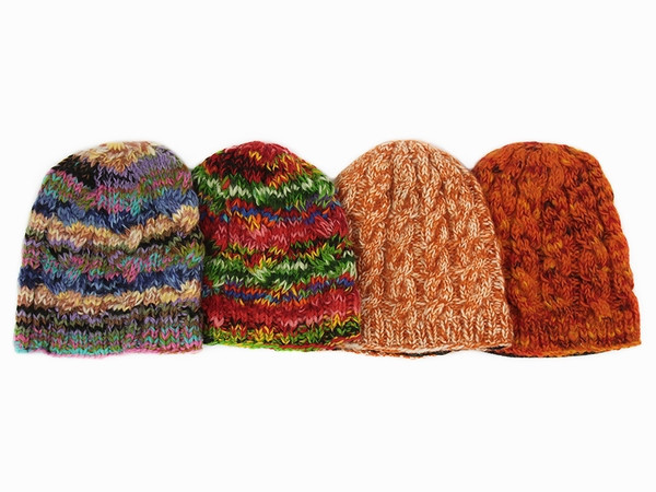 В'язана чоловіча шапка вовна Київ - фото 2