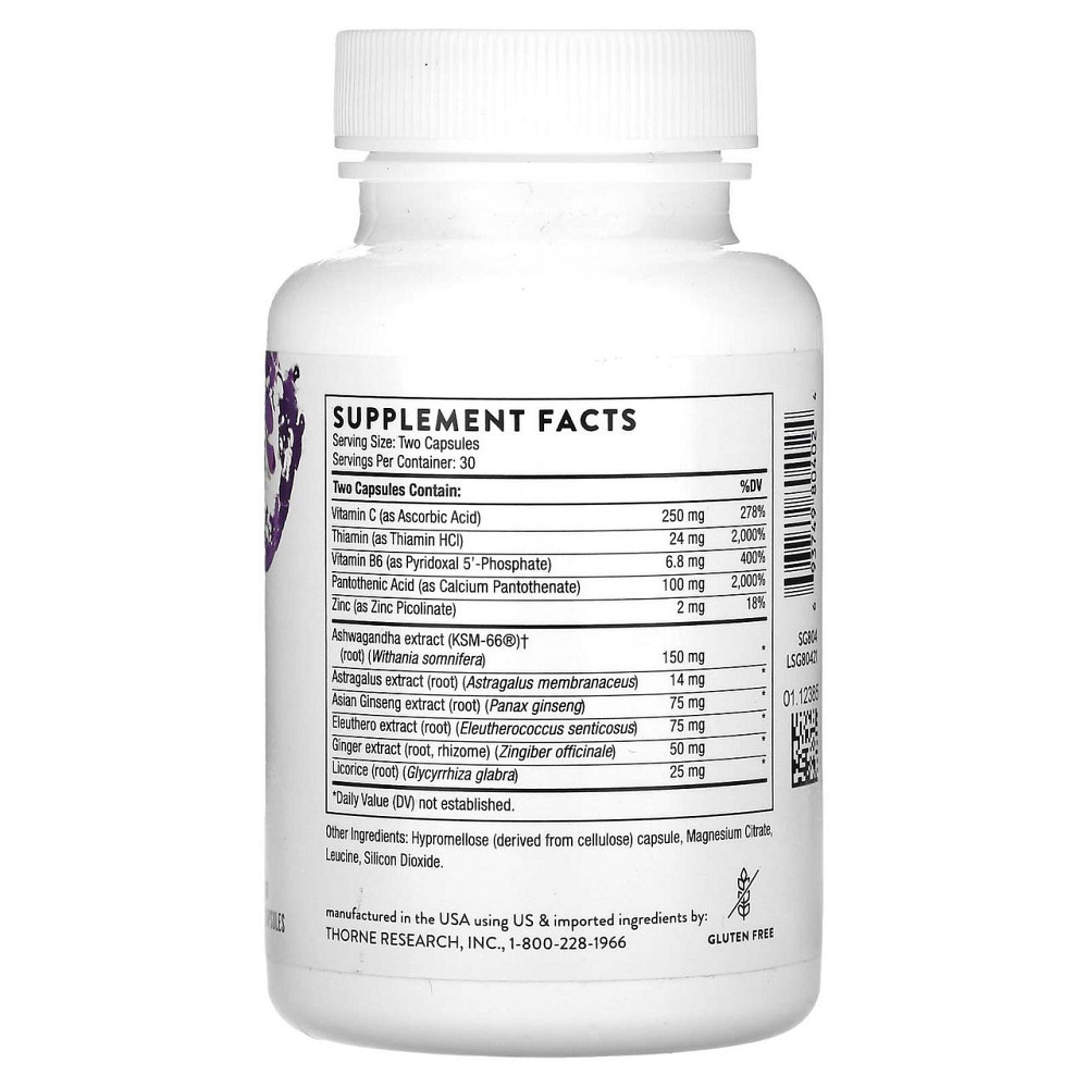 Поддержка надпочечников Thorne Stress Balance 60 капс Киев - изображение 2